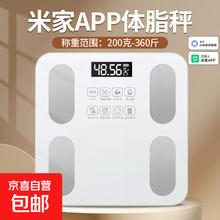 米家 APP体脂秤 充电 特厚钢化玻璃券后21.8元