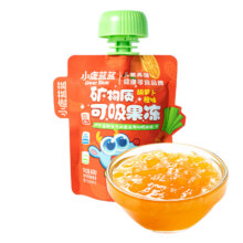 小鹿蓝蓝 儿童宝宝零食 矿物质可吸果冻 口味任选9.8元（合1.63元/件）
