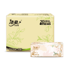 洁柔 繁花系列柔韧抽纸 3层*100抽*20包 × 3件87.9元（需领券，合29.3元/件）