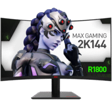 HKC 27英寸2K高清180Hz专业电竞1500R曲面屏HVA快速液晶适用PS5游戏吃鸡网咖电脑显示器 猎鹰SG27QC899元 (月销5000+)