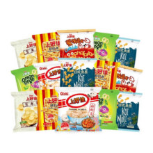 上好佳休闲小零食膨化食品虾片虾条小包装5-7g 42包（口味随机）16.9元 (券后省13)