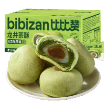 首单礼金：比比赞（BIBIZAN）龙井茶酥240g0.83元（5元券后）