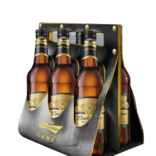 百威黑金啤酒600ml*12瓶整箱装烈性拉格焦香醇厚 中秋送礼89元 (券后省20,月销1w+)