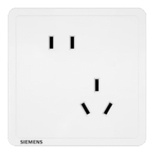需首购：西门子（SIEMENS）插座面板 10A斜五孔插座 电源插座 致典雅白色5UB14183NC012P4.67元