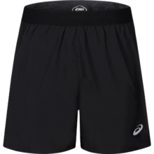 亚瑟士ASICS男子跑步5英寸短裤舒适运动裤 2011C614-001 黑色 XS222.1元 (券后省0.97)
