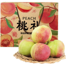 三萌果蔬 山东青州蜜桃礼盒 5斤精品果【爆甜爽口】净4.5斤15.8元（需领券）