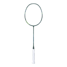 李宁（LI-NING）羽毛球拍雷霆小钢炮全碳素进攻型超轻高磅单拍深墨绿5U 已穿线
