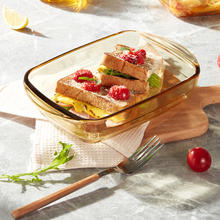 VISIONS 康宁 餐具1.6L家用耐高温玻璃烤盘双耳鱼盘饺子盘轻奢ins风45元