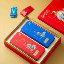 京东百亿补贴：八马茶业 大红袍+铁观音私享茶礼组合(尊选版)礼盒装412g135.96元