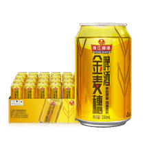 珠江啤酒 10度 330ml*24听 整箱装 中秋节送礼29.9元（需换购）