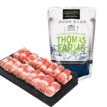 THOMAS FARMS 澳洲谷饲安格斯牛肉卷肥牛卷 1斤/袋 牛肉烧烤肉火锅69.9元 (券后省20)