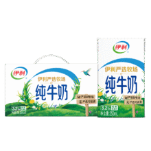 微信小程序，PLUS会员:伊利 全脂纯牛奶250ml*24盒46.67元
