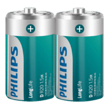 飞利浦（PHILIPS）碳性燃气灶电池 大号1号电池2粒适用热水器/煤气灶/手电筒/收音机/电子琴一号电池 R206.9元