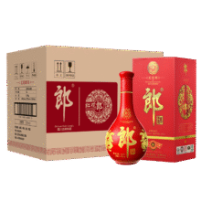 plus：LANGJIU/郎酒 红花郎酒 红十 53° 酱香型 500ml 6瓶1533.4元
