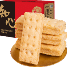 知心奶奶咸蛋黄酥饼干低无糖精方块一口酥 500g12.48元（需试用）