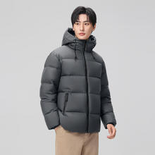 雪中飞 《鹅绒》高品质连帽羽绒服 碳灰券后199元