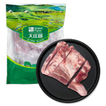 大庄园 内蒙锡林郭勒散养带骨羔羊前腿切块 1kg119.9元（合59.95元/件）