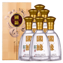 今世缘国缘对开【酒厂直销】 42度商务迎宾酒高端宴请白酒 节日送礼酒 42度 500mL 6瓶 整箱装1560元 (送赠品,券后省50)