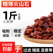 鱼缸火山石溪流石造景底砂养鱼大颗粒滤材水族箱龟多肉 京东物流 火山石1-3cm1斤【精筛鱼缸造景】1.01元（需领券）