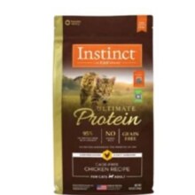 INSTINCT【防伪认证】天然百利猫粮进口生鲜鸡肉配方高蛋白冻干猫粮 效期26年3月以上】高蛋白鸡肉全猫粮10磅413元/件 拍2件