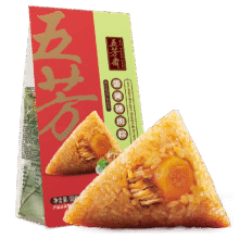 五芳斋粽子 蛋黄猪肉粽100克*2只7.9元