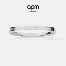 APM Monaco[周翊然同款]BONHEUR摩斯密码手镯女银白色时尚礼物 摩斯密码手镯 S2260元 (券后省40)