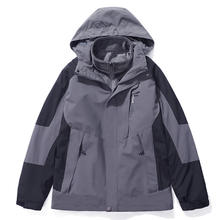 JEANSWEST 真维斯 春秋款男女三合一加绒内胆户外登山保暖冲锋衣夹克外套 QG-1818券后119元