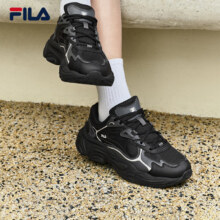 再降价、PLUS会员：FILA 斐乐 厚底运动鞋 火星4 F12W522101FBK415.04元包邮（需凑单）