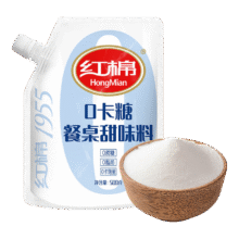 红棉 零卡糖 500g 1袋*3件9元（每件返卡5元后合3元/件）
