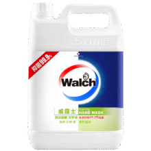 微信端:Walch 威露士 泡沫抑菌洗手液 青柠盈润 5L68.61元