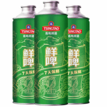 青岛啤酒 10度鲜啤1L*4瓶￥47.03 6.8折