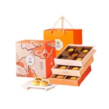 鲜品屋 月饼礼盒 1020g 13饼10味4式25.9元