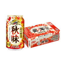 麒麟（Kirin）秋季秋味啤酒350ml*24罐装整箱装 日本进口中秋送礼179元