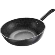 京厨厨麦饭石炒锅不粘锅电磁炉燃气通用锅具深煎铁锅炒菜 麦饭石炒锅【无盖】 28cm18.99元 京东试用
