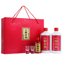 小糊涂仙52度双支礼盒500ml 2瓶 100ml礼盒装 浓香型白酒 高端送礼 52%vol205.0元（合205元/件）