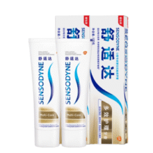 缓解牙敏感！SENSODYNE 舒适达 抗敏感多效护理牙膏100g*2支￥23.32 2.9折