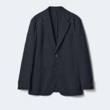 PLUS会员：UNIQLO 优衣库 男装快干弹力轻型茄克332.04元包邮（需凑单）