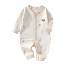 贝肽斯宝宝连体衣春秋季男女爬服新生婴幼儿衣服纯棉哈衣 小小熊 66cm39.9元 (满2件9折,券后省10)