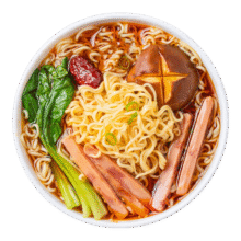 方便面面饼非油炸散装泡面55g*10包(不含调料包)3.99元（需领券）