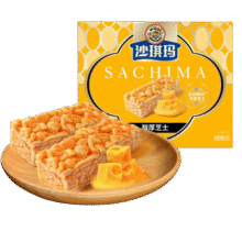 徐福记金标风味芝士味沙琪玛下午茶点心盒装350g 零食约16枚20.5元 (月销4000+)