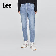 Lee 25早秋413标准高腰小直脚中蓝色女牛仔裤潮 中蓝色 26313.5元