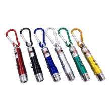 LED小手电红外线三合一 激光+验钞+手电筒-紫色1元