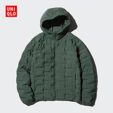 UNIQLO 优衣库 男装PUFFTECH空气棉服连帽外套/休闲保暖470118 58 深绿色 M /170/92A195.33元