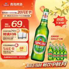 TSINGTAO 青岛啤酒 经典啤酒 600ml*12瓶46.13元
