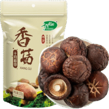 十月稻田 香菇 200g 干香菇 厚蘑菇冬菇 山珍菌菇干货 *5件