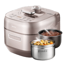 Midea/美的 5L 电压力锅 IH电磁加热一锅双钢胆MY-S5879K482.07元（需领券）