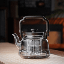 全度 海棠提梁蒸煮一体茶壶1000mL40元包邮
