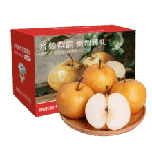 京觅山东丰水梨  净重4.5斤单果300g+ 新鲜水果源头直发包邮17.9元 (月销3000+)