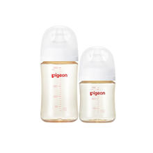 京东PLUS：Pigeon 贝亲 婴儿宽口径PPSU奶瓶2件套装160ml+240ml券后132.9元