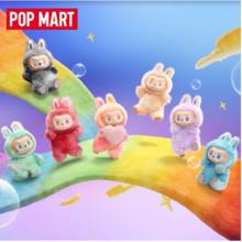 POP MART 泡泡玛特 The Monsters心动马卡龙搪胶Labubu盲盒钥匙扣挂件拉布布毛绒公仔 3.0前方高能Labubu单个盲盒115元